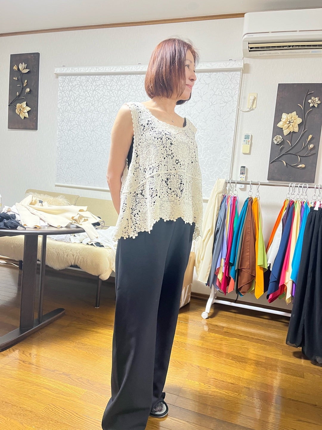 服を増やさず着方を更新する大人のレースジレコーデ