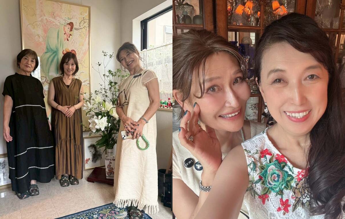 エレガントマナーを学ぶ仲間と笑顔の三村由香