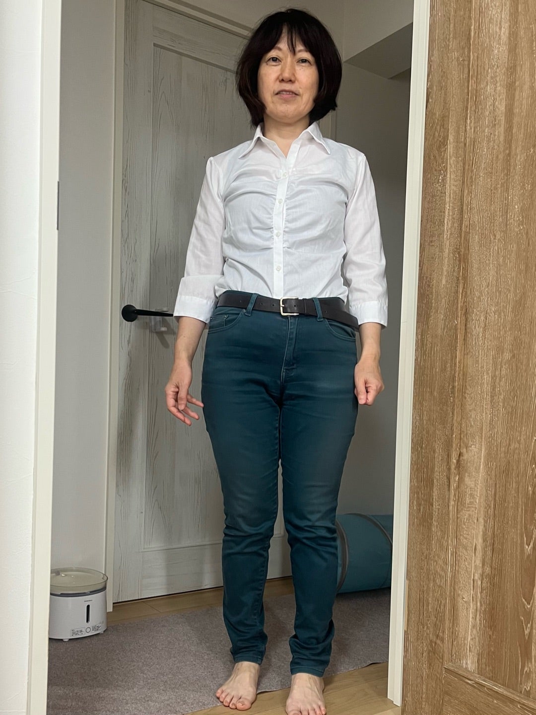いつもの服を見直す前のシンプルコーデ