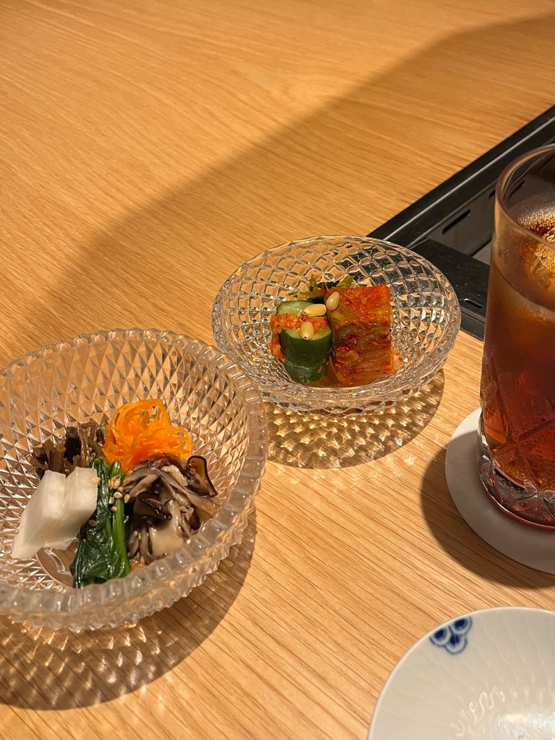 田中焼肉レストランの彩り豊かなナムル