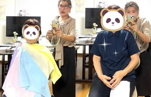 パーソナルカラー診断を始めるお客様と三村由香